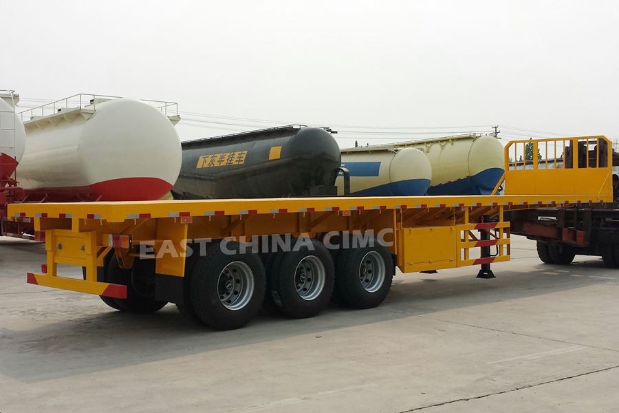 40FT FLATBED CONTAINER TRAILER WITH FRONT
