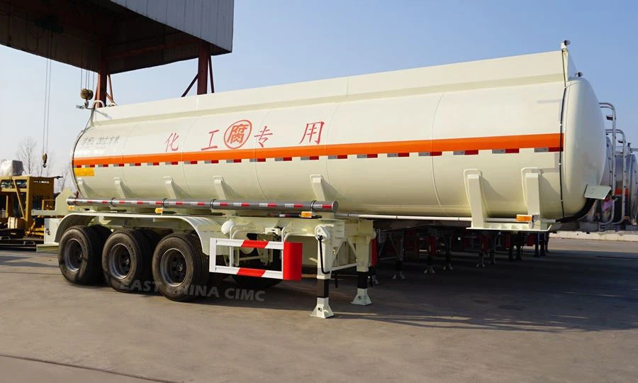 CIMC ChemicalCorrosive Liquid Tank Trailer CIMC ChemicalCorrosive Liquid Tank Trailer
