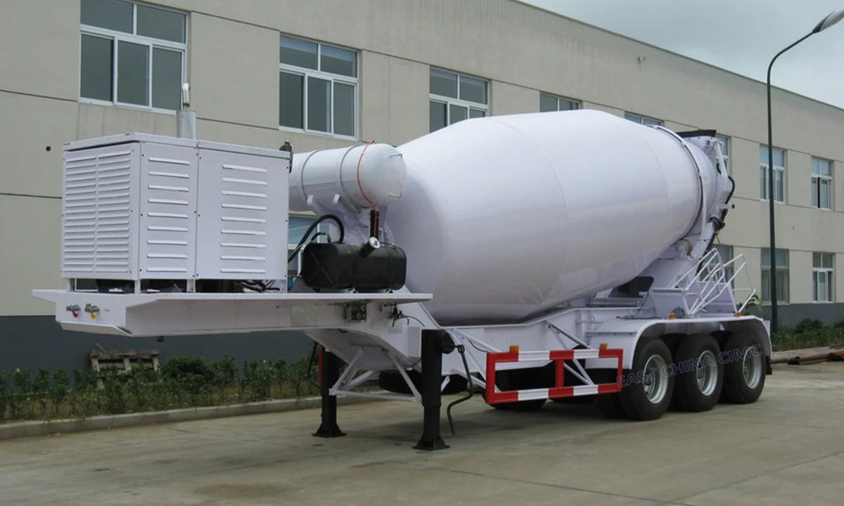Concrete Mixing Truck Trailer Concrete Mixing Truck Trailer