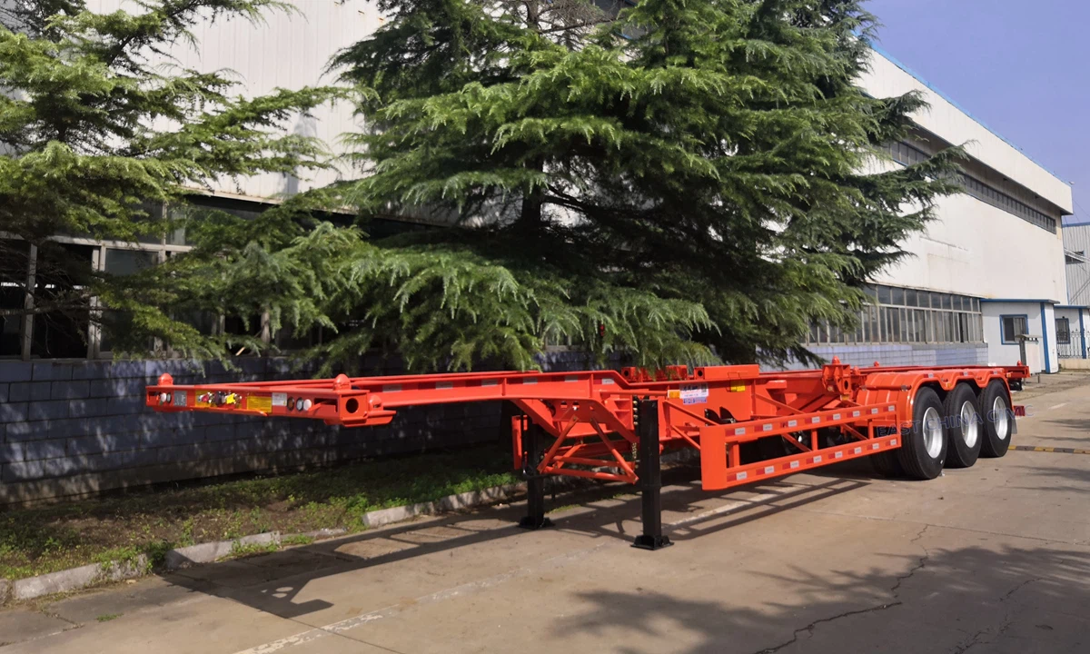 3 axles skeleton semi trailer 3 axles skeleton semi trailer