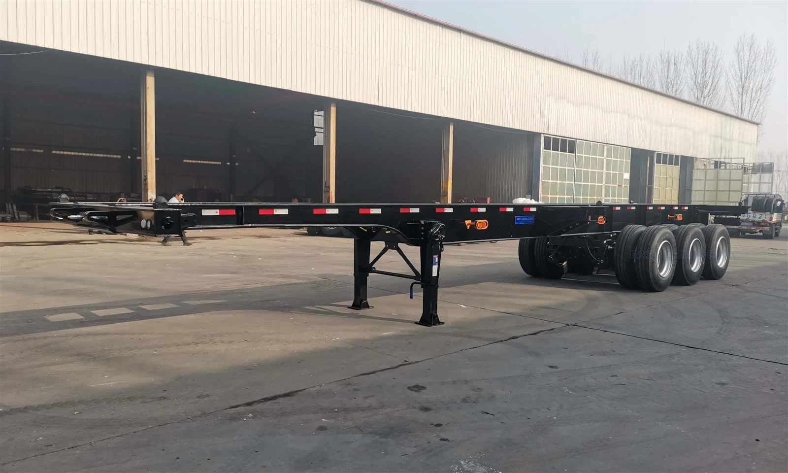 real picture of skeleton trailer real picture of skeleton trailer