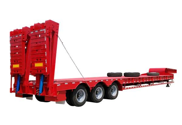 Low Bed Car Trailer Flat Deck Trailer Mobile Home Trailer