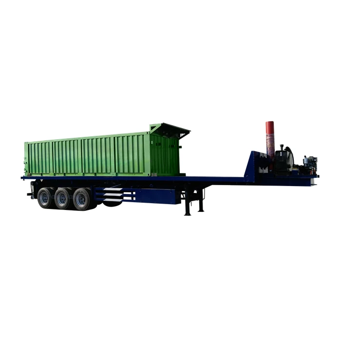 Hydraulic Container Dump Semi Trailer
